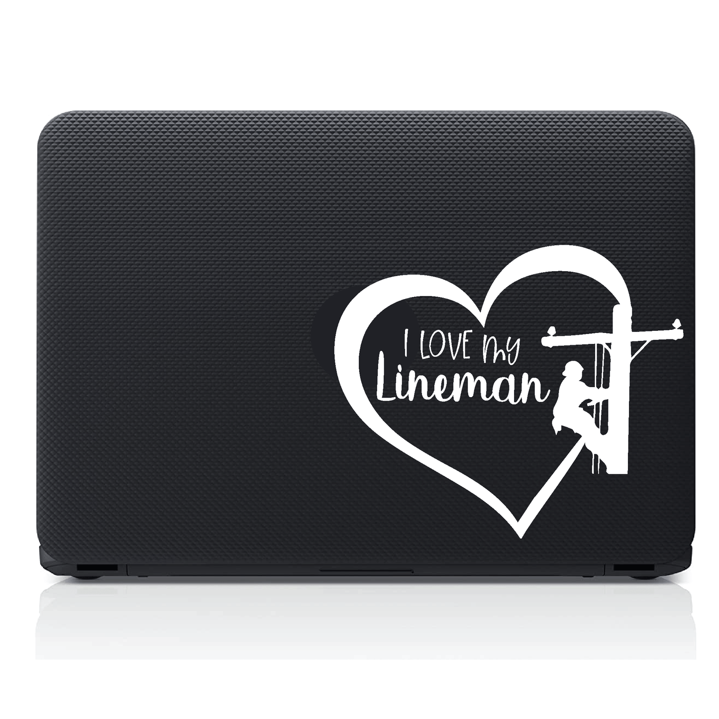 ShopVinylDesignStore.com I Love My Lineman Wide Shop Vinyl Design decals stickers
