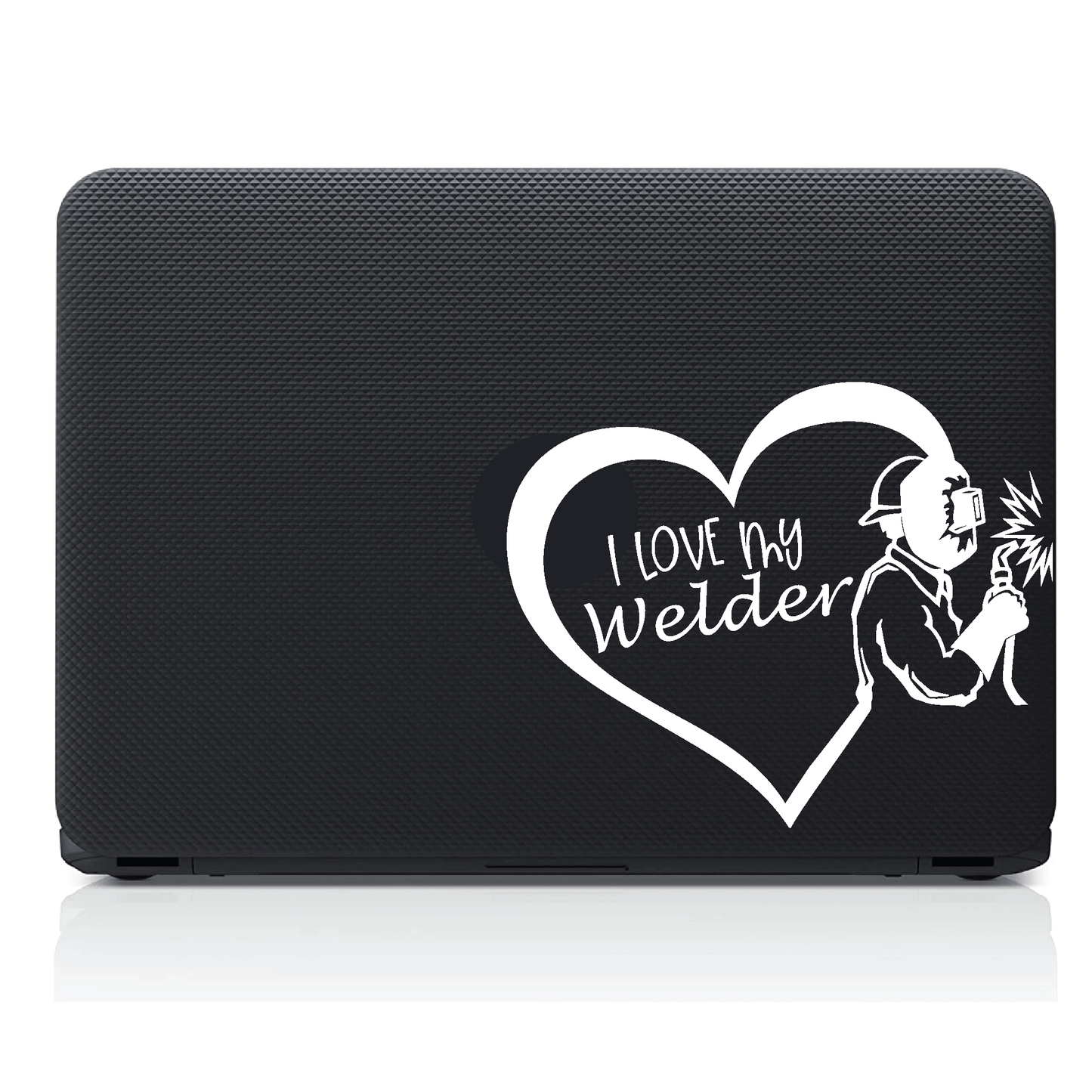 ShopVinylDesignStore.com I Love My Welder Wide Shop Vinyl Design decals stickers