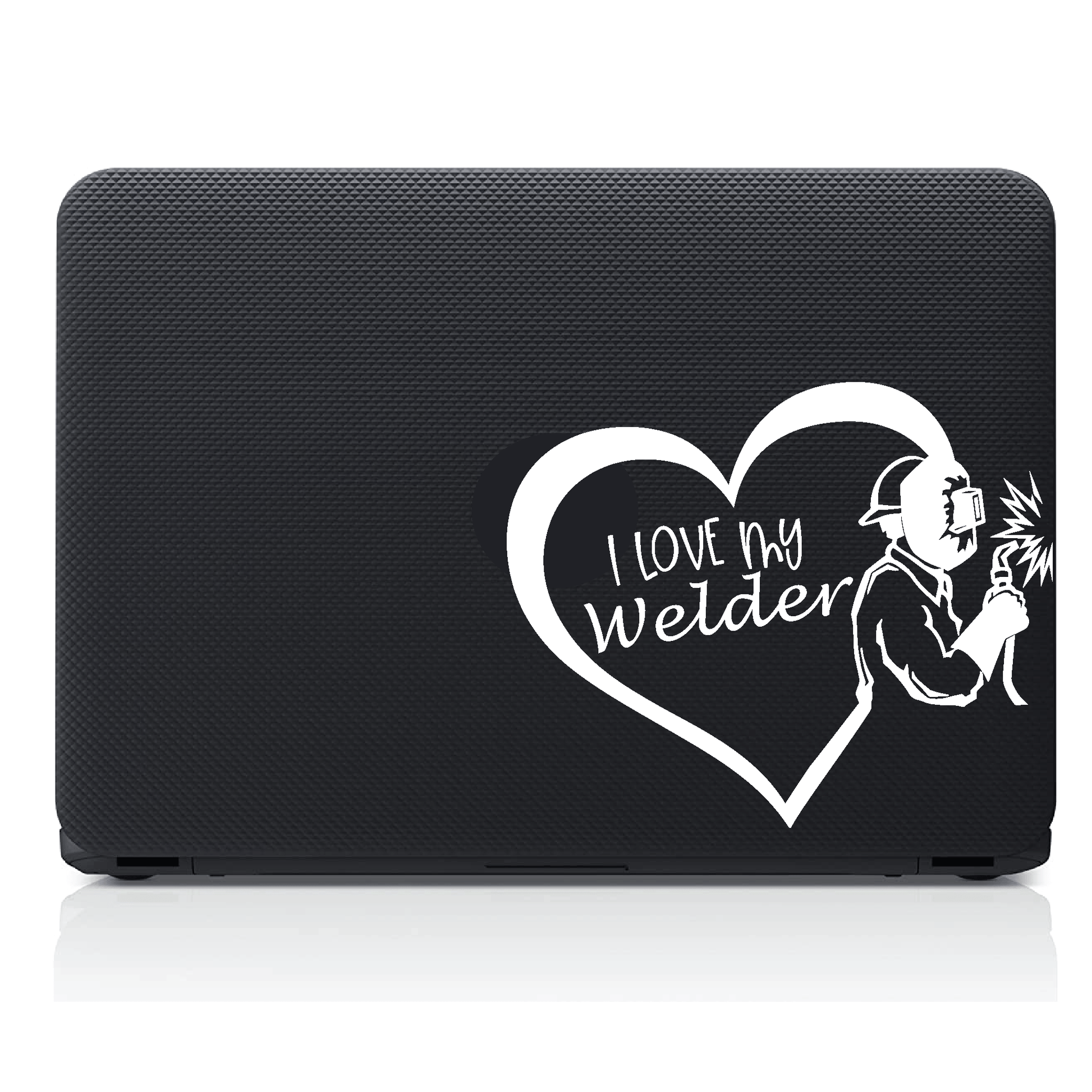 ShopVinylDesignStore.com I Love My Welder Wide Shop Vinyl Design decals stickers