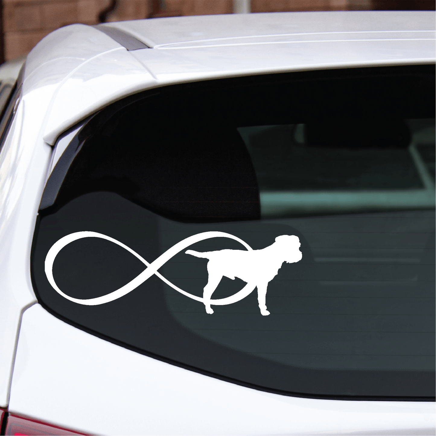 ShopVinylDesignStore.com Infinity Border Terrier Wide Shop Vinyl Design decals stickers