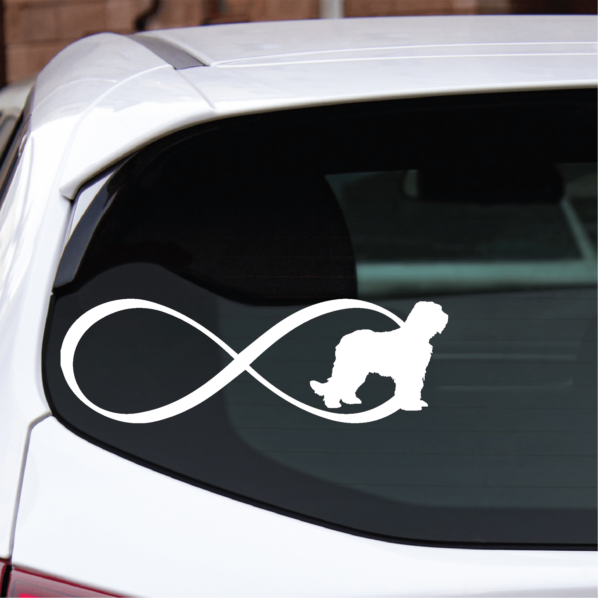 ShopVinylDesignStore.com Infinity Cavalier King Charles Spaniel Wide Shop Vinyl Design decals stickers
