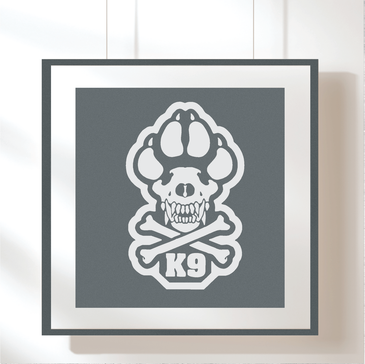 ShopVinylDesignStore.com K-9 Wide Shop Vinyl Design decals stickers