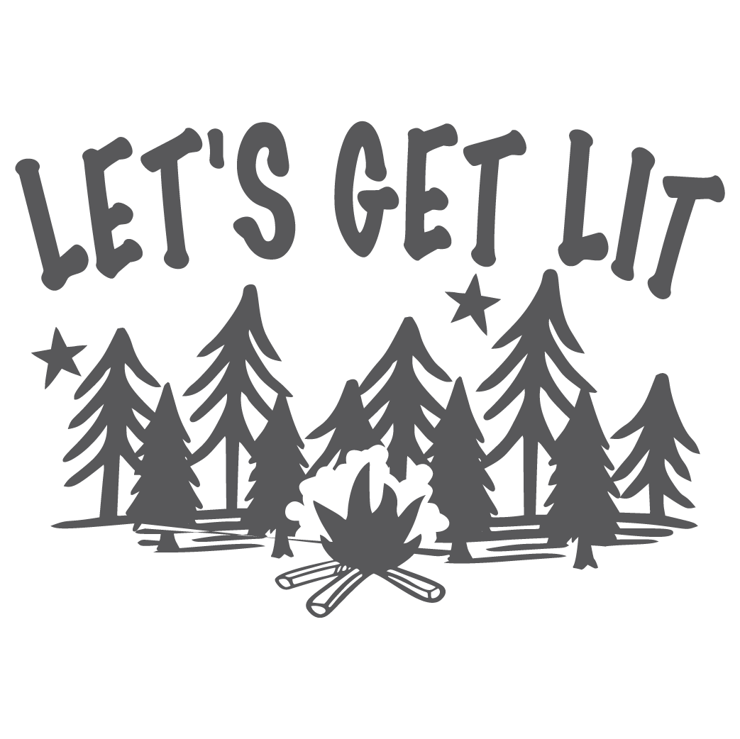 ShopVinylDesignStore.com Let's Get Lit Jeep Shop Vinyl Design decals stickers