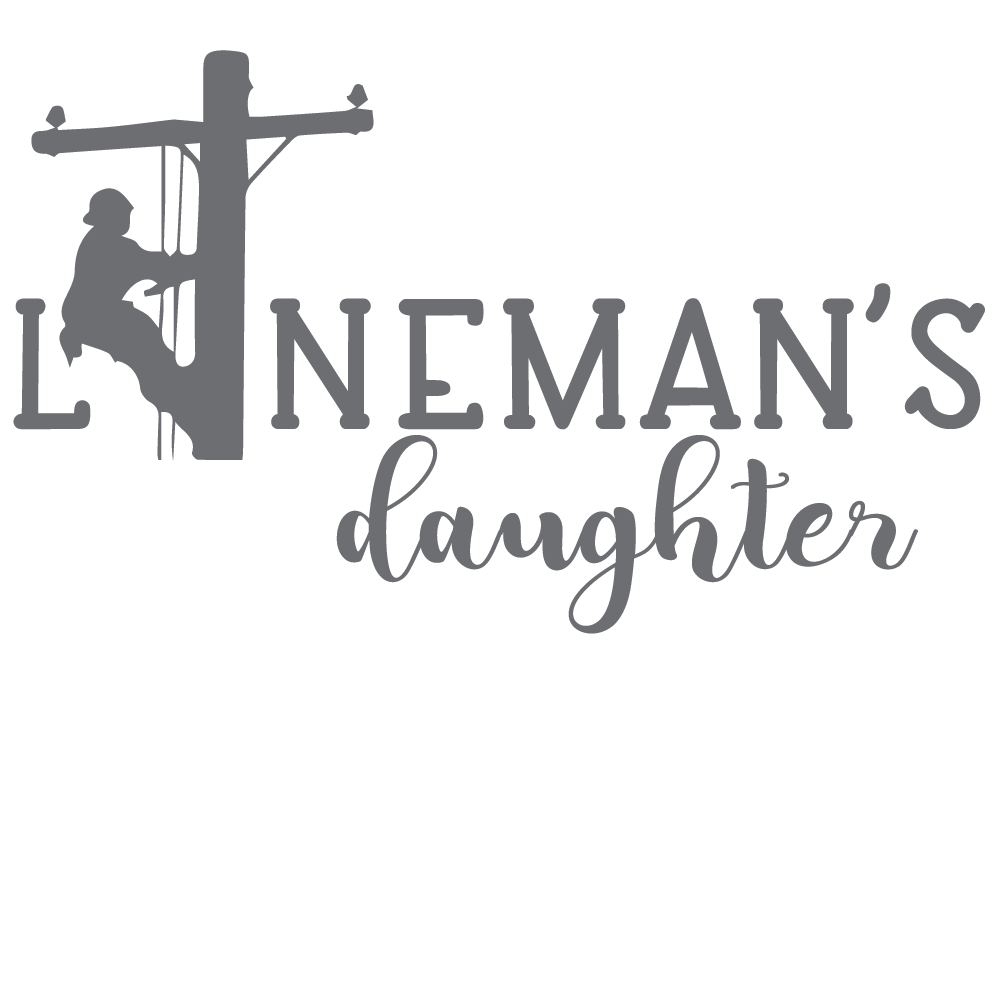 ShopVinylDesignStore.com Lineman's Daughter Wide Shop Vinyl Design decals stickers