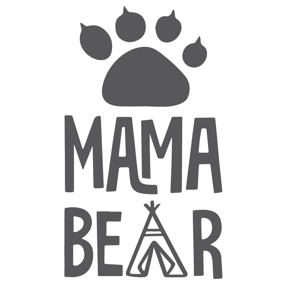 ShopVinylDesignStore.com Mama Bear Paw Wide Shop Vinyl Design decals stickers