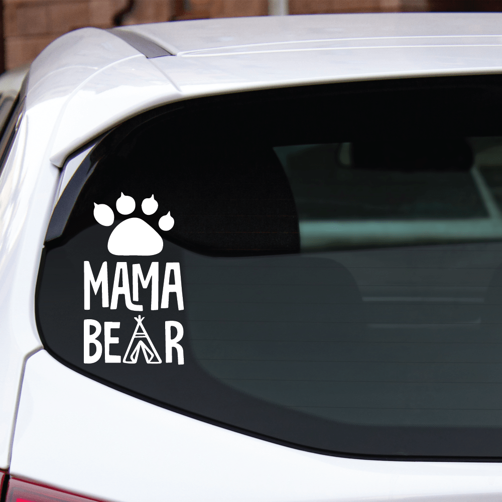 ShopVinylDesignStore.com Mama Bear Paw Wide Shop Vinyl Design decals stickers
