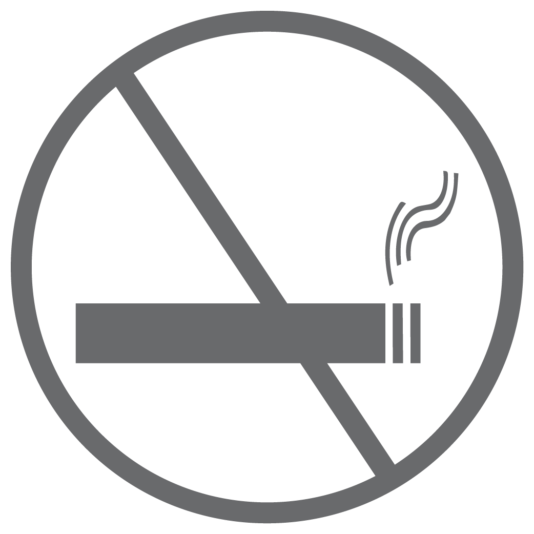 ShopVinylDesignStore.com No Smoking Icon Storefront Shop Vinyl Design decals stickers