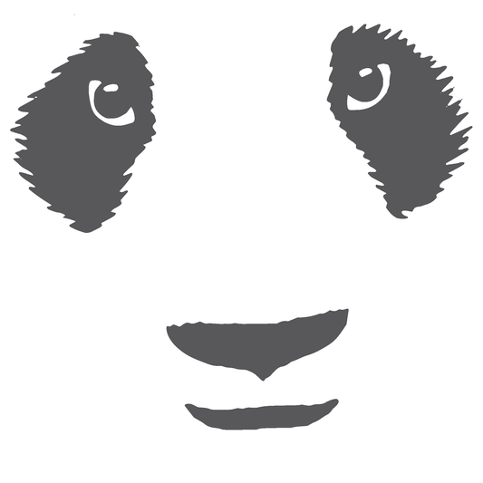 ShopVinylDesignStore.com Panda Face Wide Shop Vinyl Design decals stickers