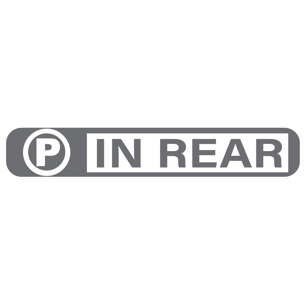 ShopVinylDesignStore.com Parking In Rear Storefront Shop Vinyl Design decals stickers