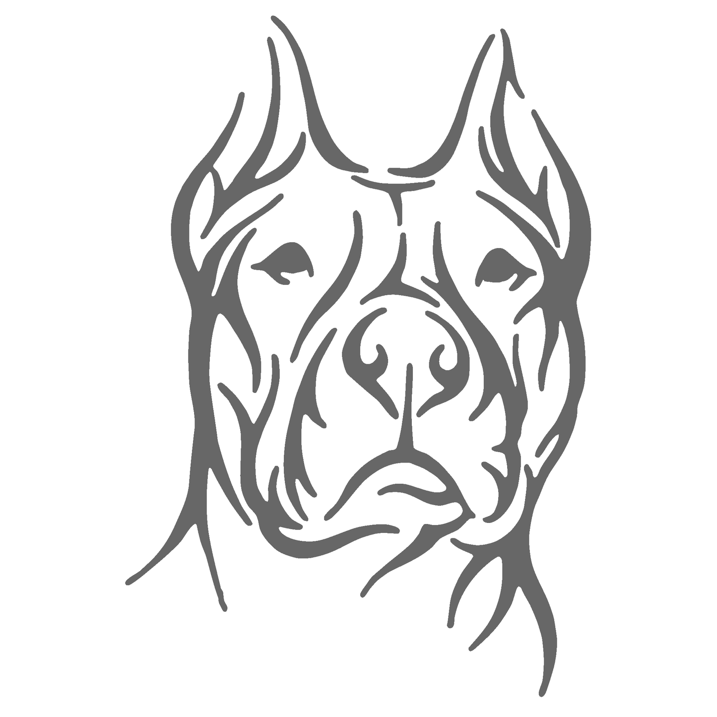 ShopVinylDesignStore.com Pit Bull Wide Shop Vinyl Design decals stickers