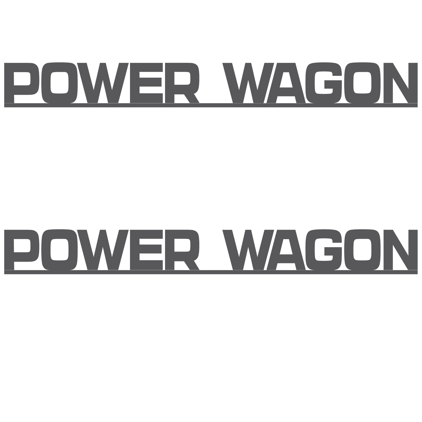 ShopVinylDesignStore.com POWER WAGON Vehicle Vinyl Graphic Decal Shop Vinyl Design decals stickers