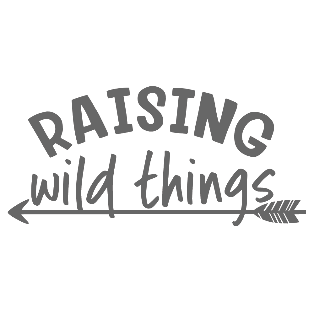ShopVinylDesignStore.com Raising Wild Things Wide Shop Vinyl Design decals stickers