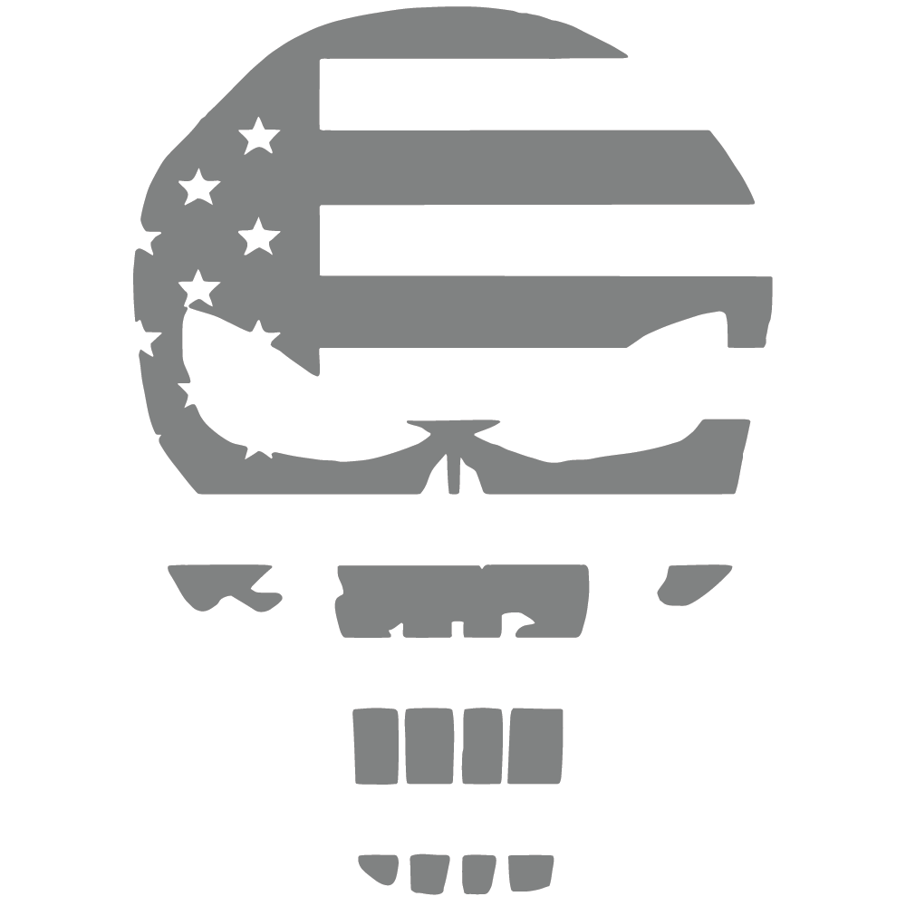 ShopVinylDesignStore.com Replacement for Punisher USA Wide Shop Vinyl Design decals stickers