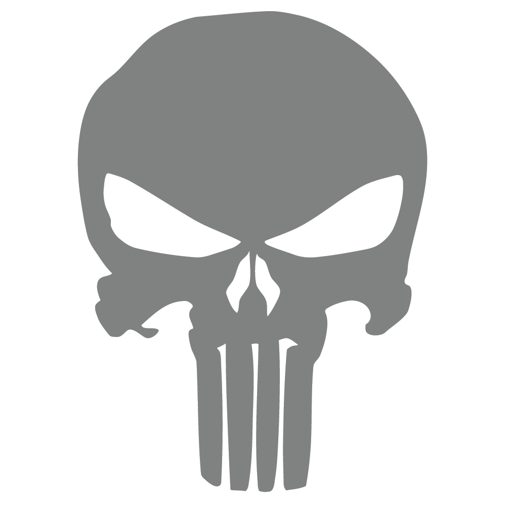 ShopVinylDesignStore.com Replacement for Punisher Wide Shop Vinyl Design decals stickers