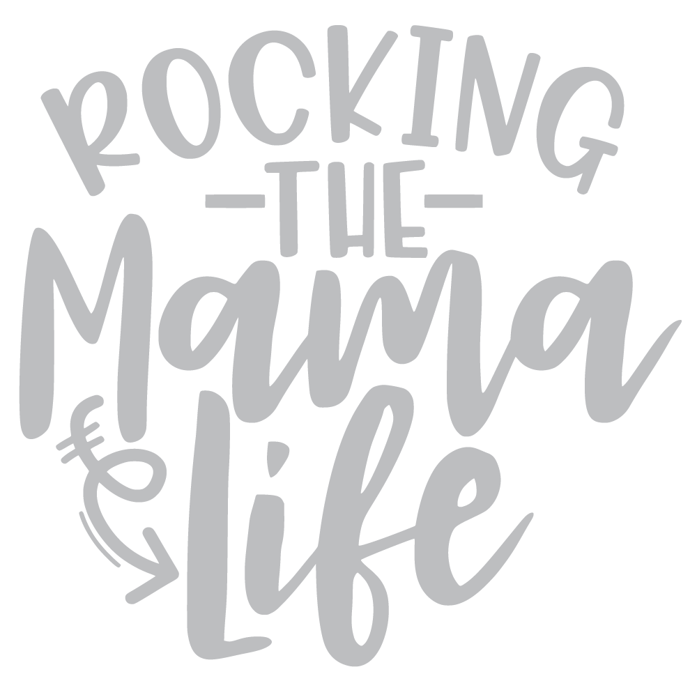 ShopVinylDesignStore.com Rocking The Mama Life Wide Shop Vinyl Design decals stickers