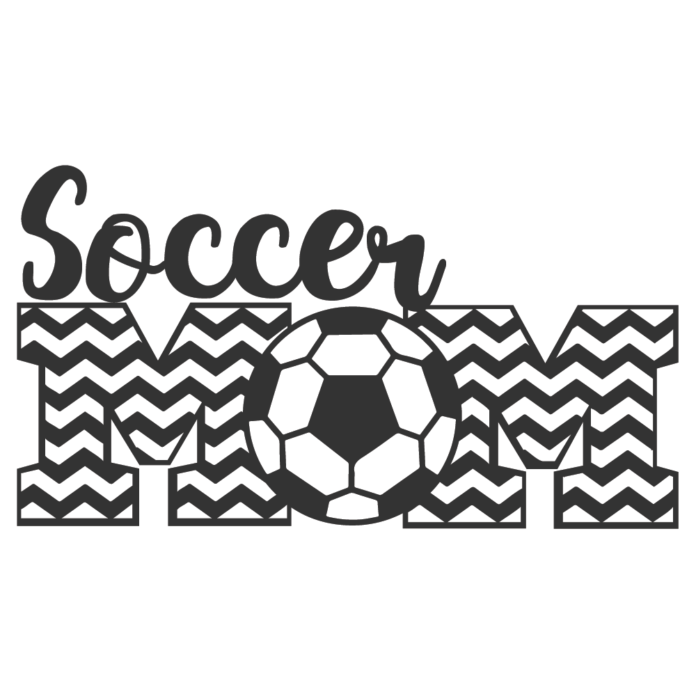 ShopVinylDesignStore.com Soccer Mom Chevron Wide Shop Vinyl Design decals stickers
