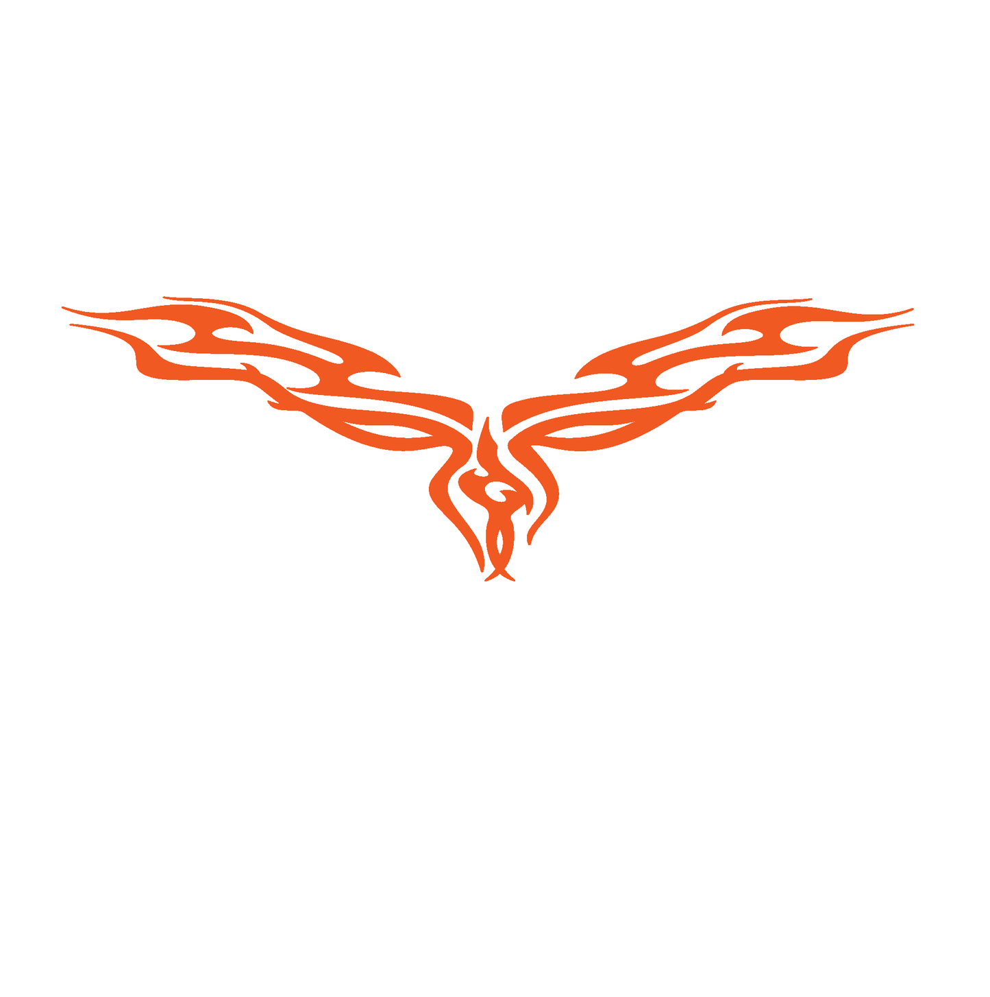 ShopVinylDesignStore.com Tribal Flame Decal STYLE TR3005 Wide Shop Vinyl Design decals stickers