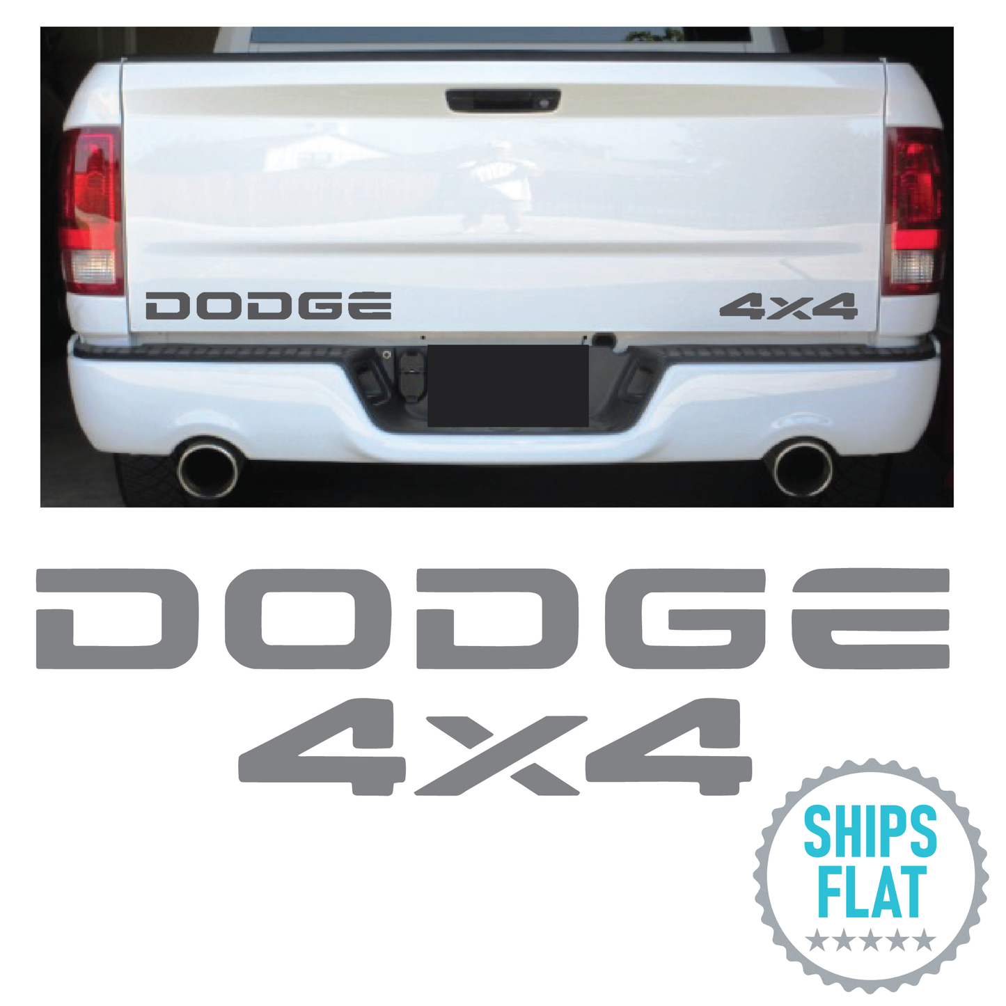RAM Truck Tailgate Decals #12