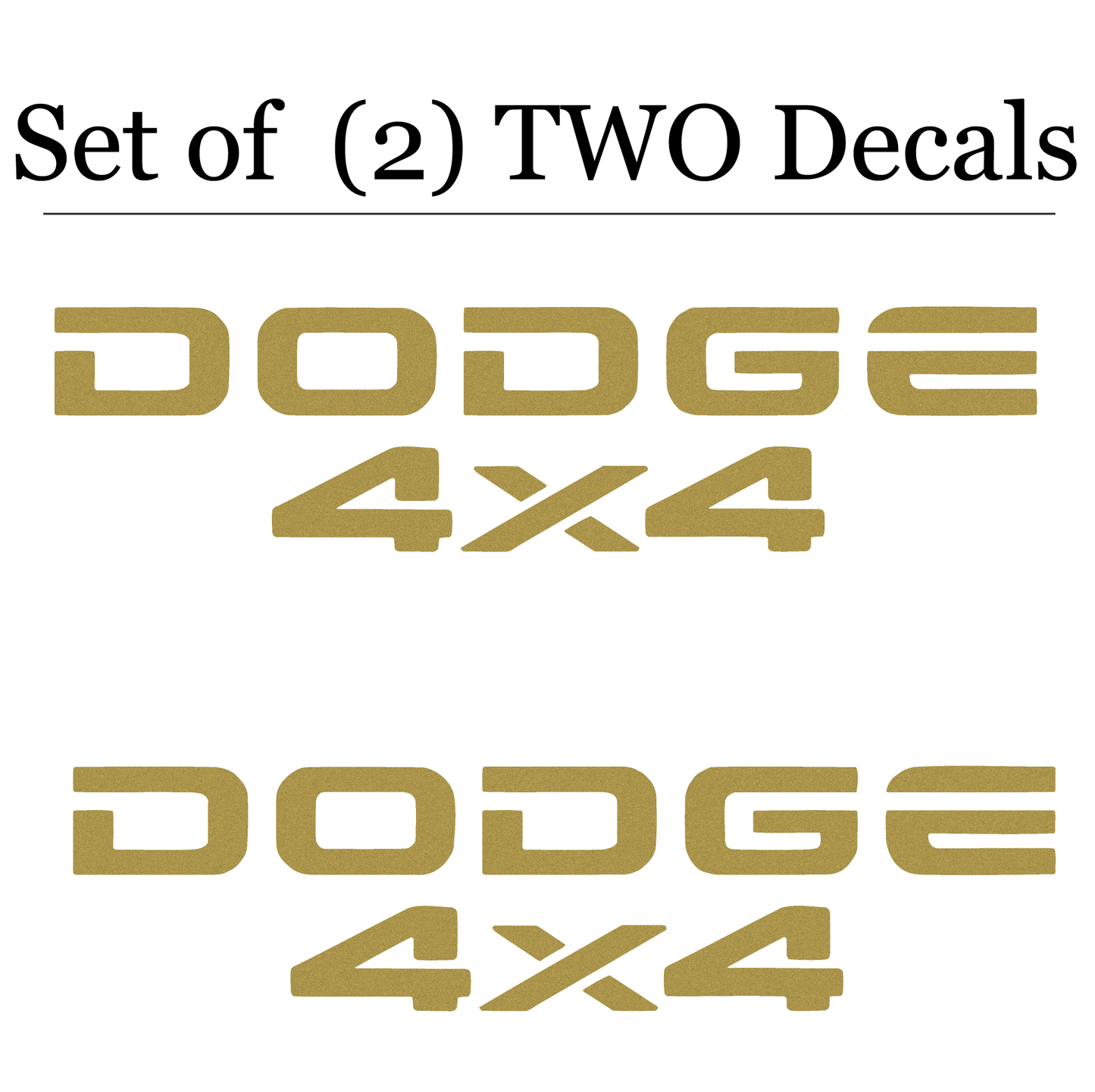 RAM Truck Tailgate Decals #12