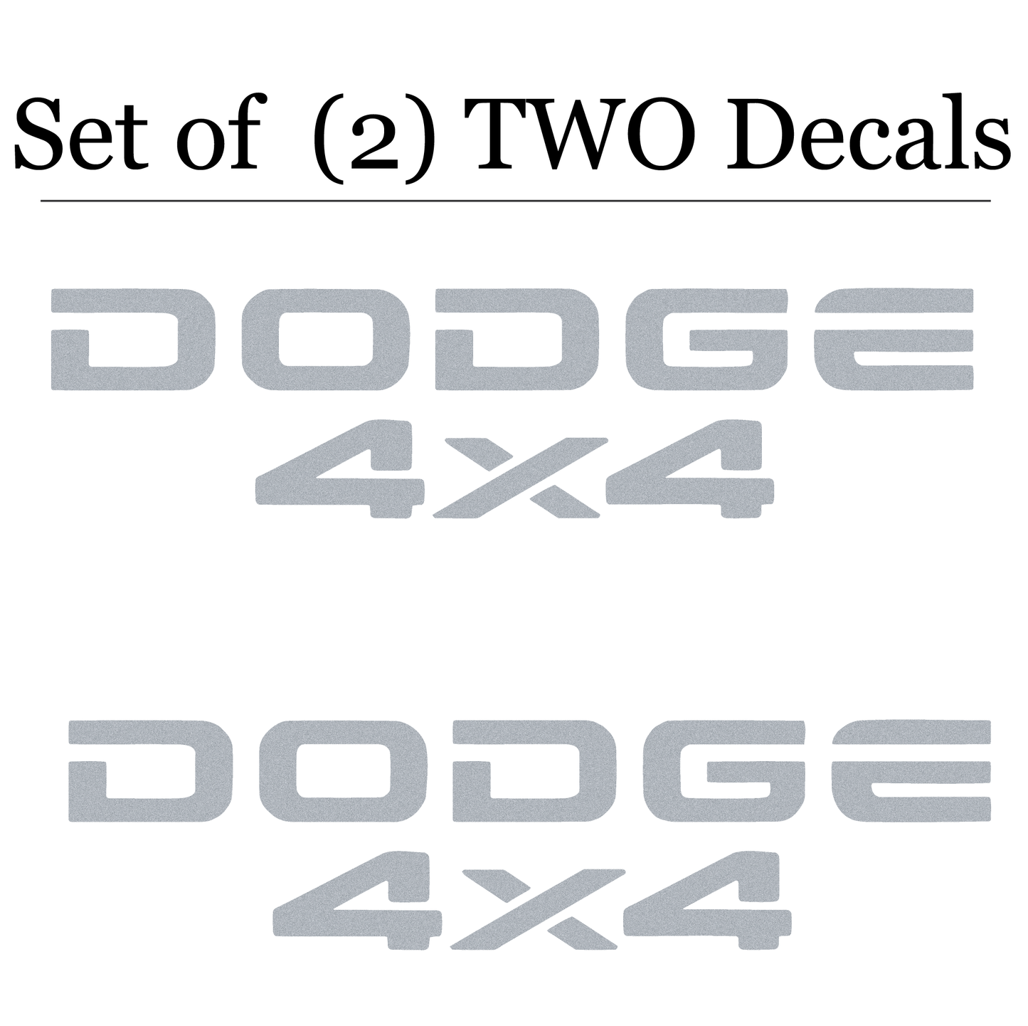 RAM Truck Tailgate Decals #12