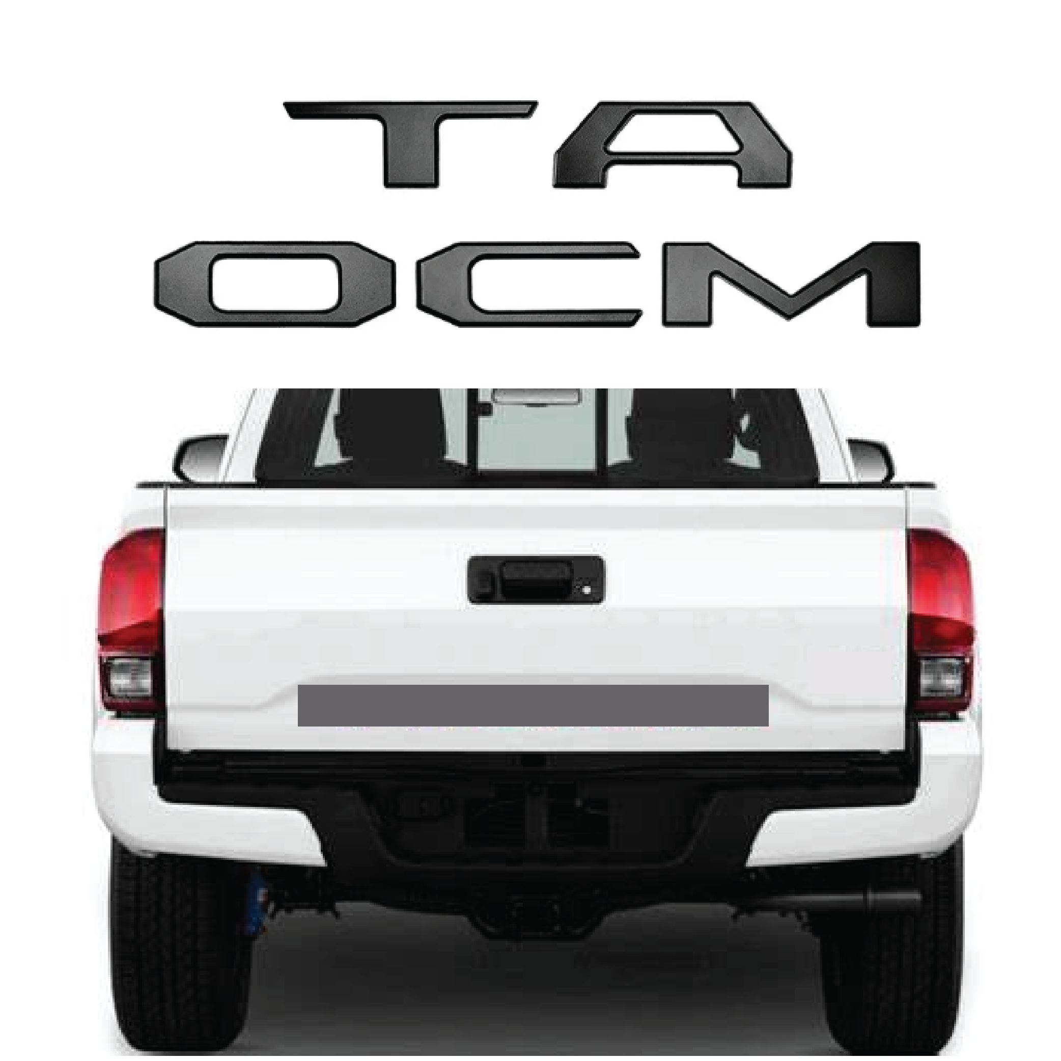 3D Domed Raised Coated Tailgate Letter Inserts Decals Compatible With 3D Domed Raised Coated Tailgate Letter Inserts Decals Compatible With