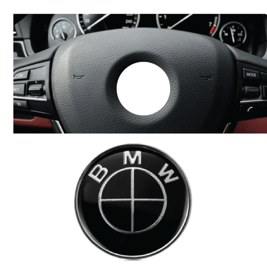 Emblem Overlay Sticker Decal For BMW - Fits Hood, Trunk, Wheels, Steering Wheel