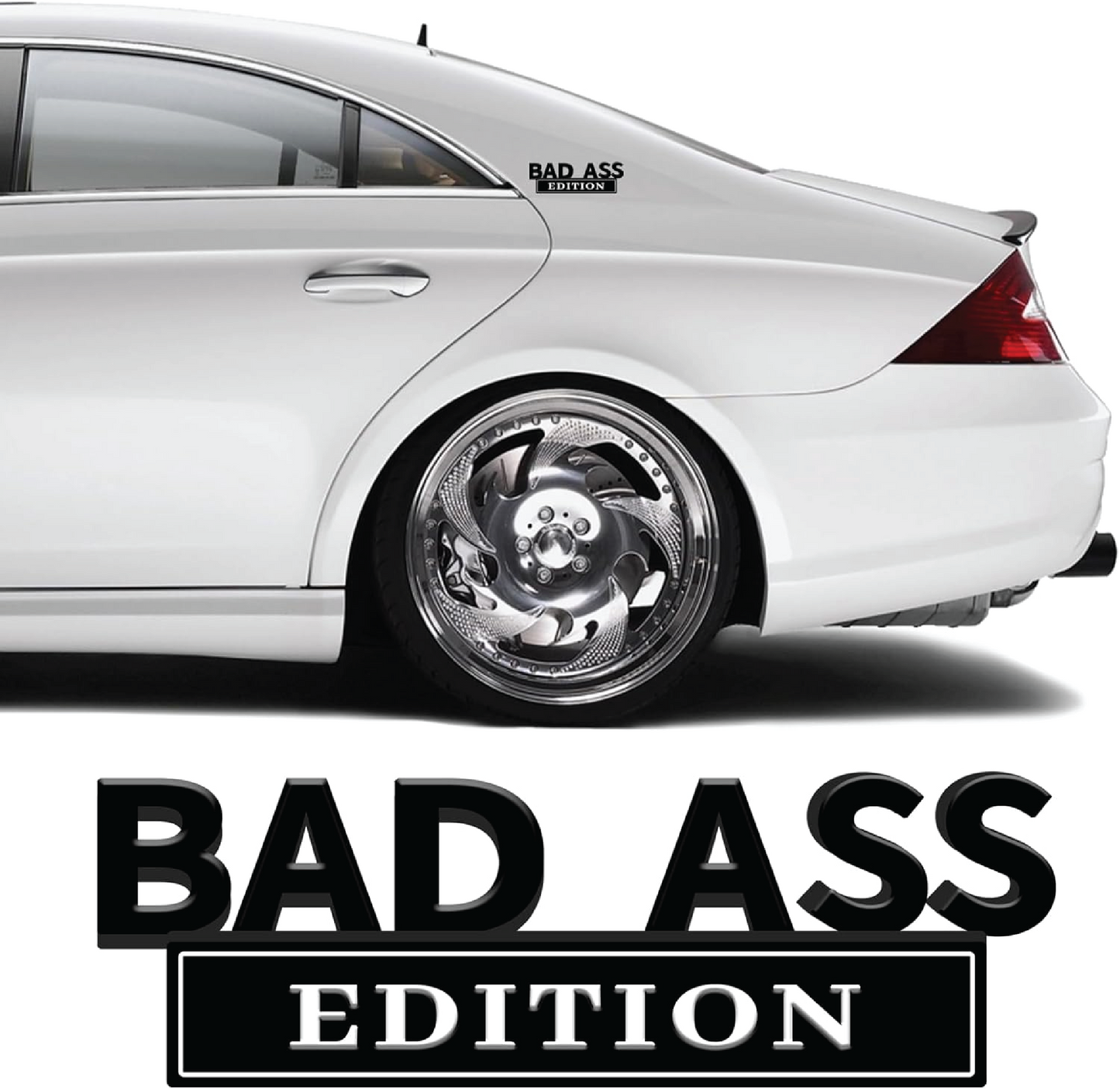 Bad Ass Edition Vehicle Emblem || 2pc