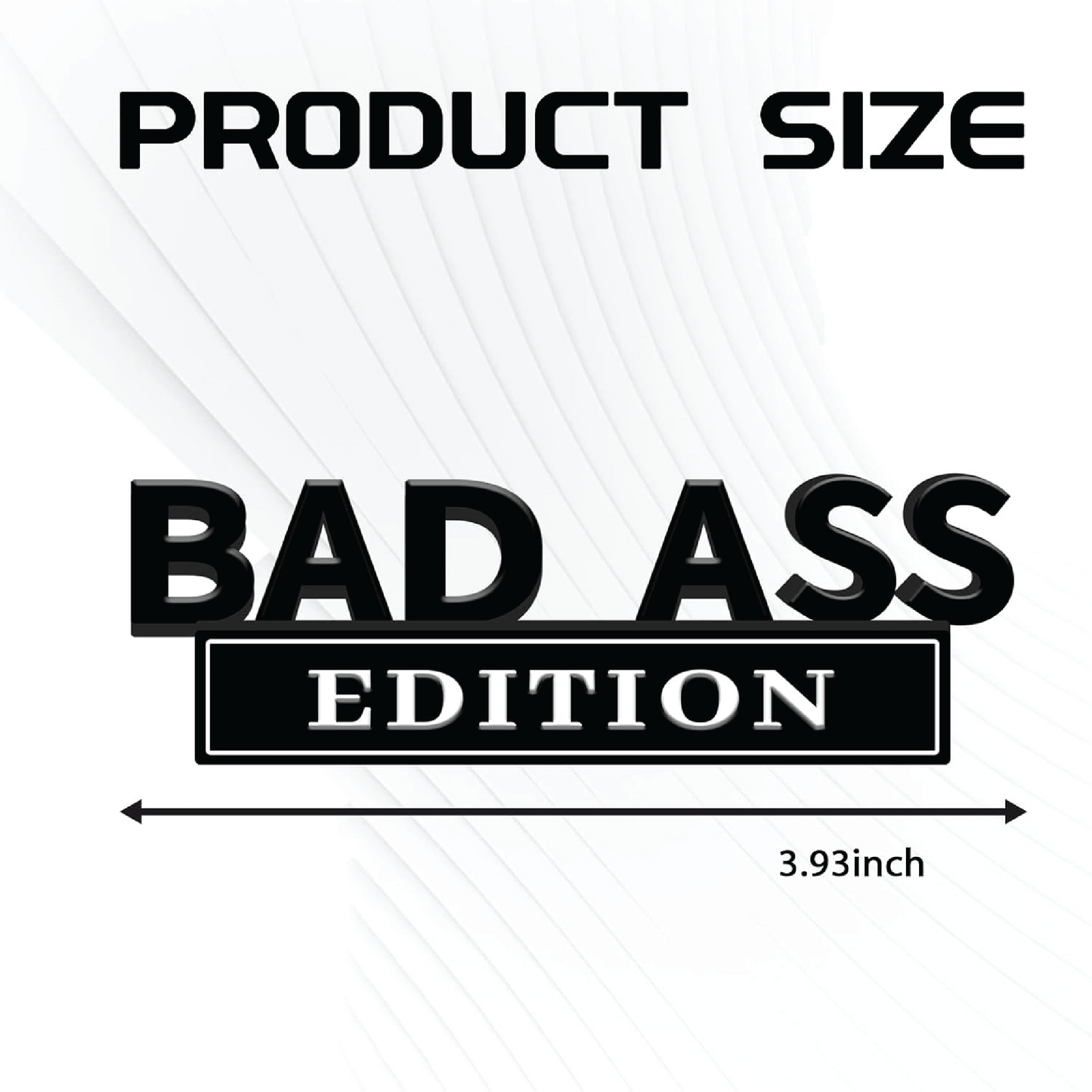 Bad Ass Edition Vehicle Emblem || 2pc