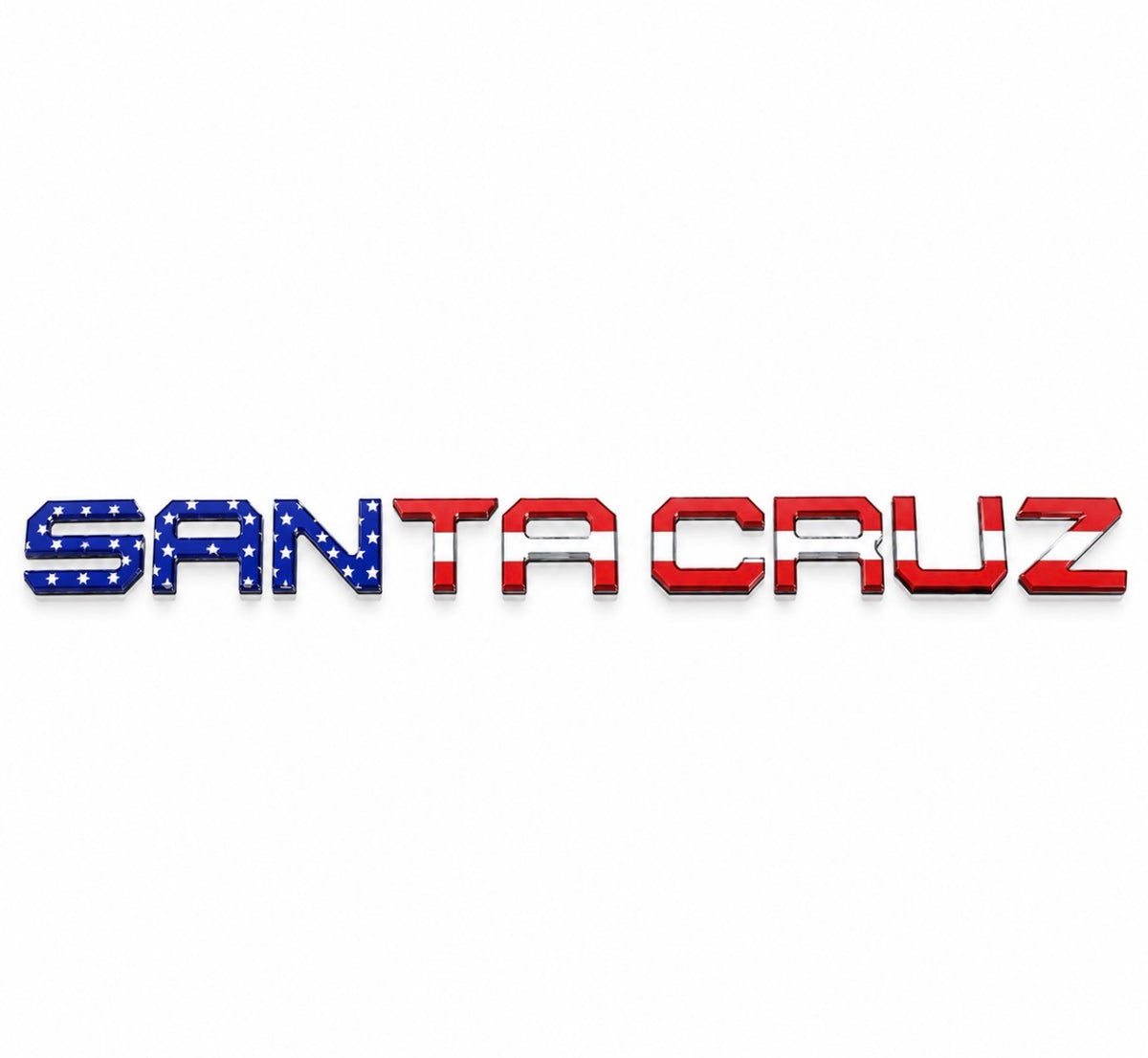 Replacement for Hyundai Santa Cruz Tailgate 3D Raised Letters USA Flag || 2022 - 2024