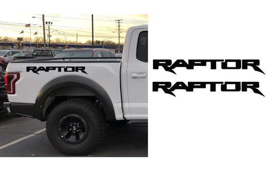 F-150 Raptor Replacement Bedside Decals (Solid)