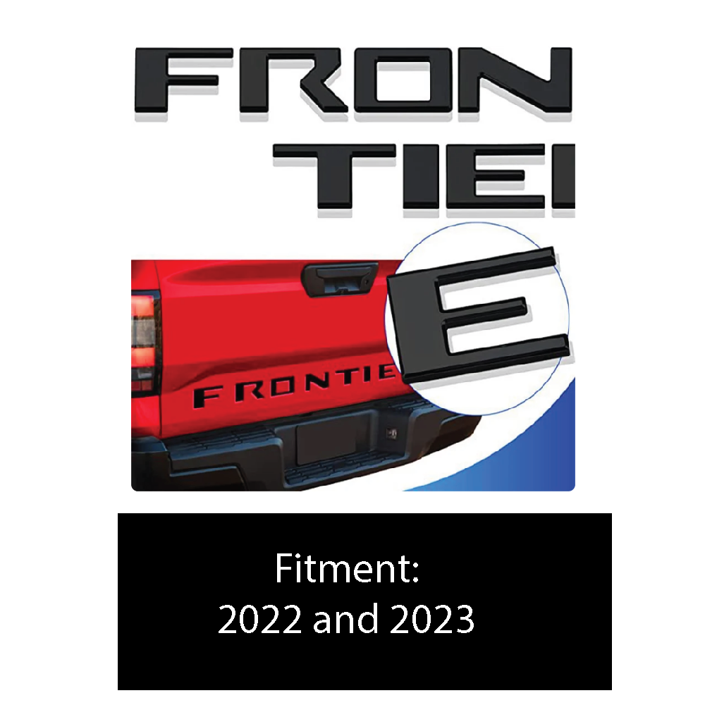 Frontier Letters 2022 - 2023 Frontier Raised 3D Raised Tailgate Letters – Shop Vinyl Design