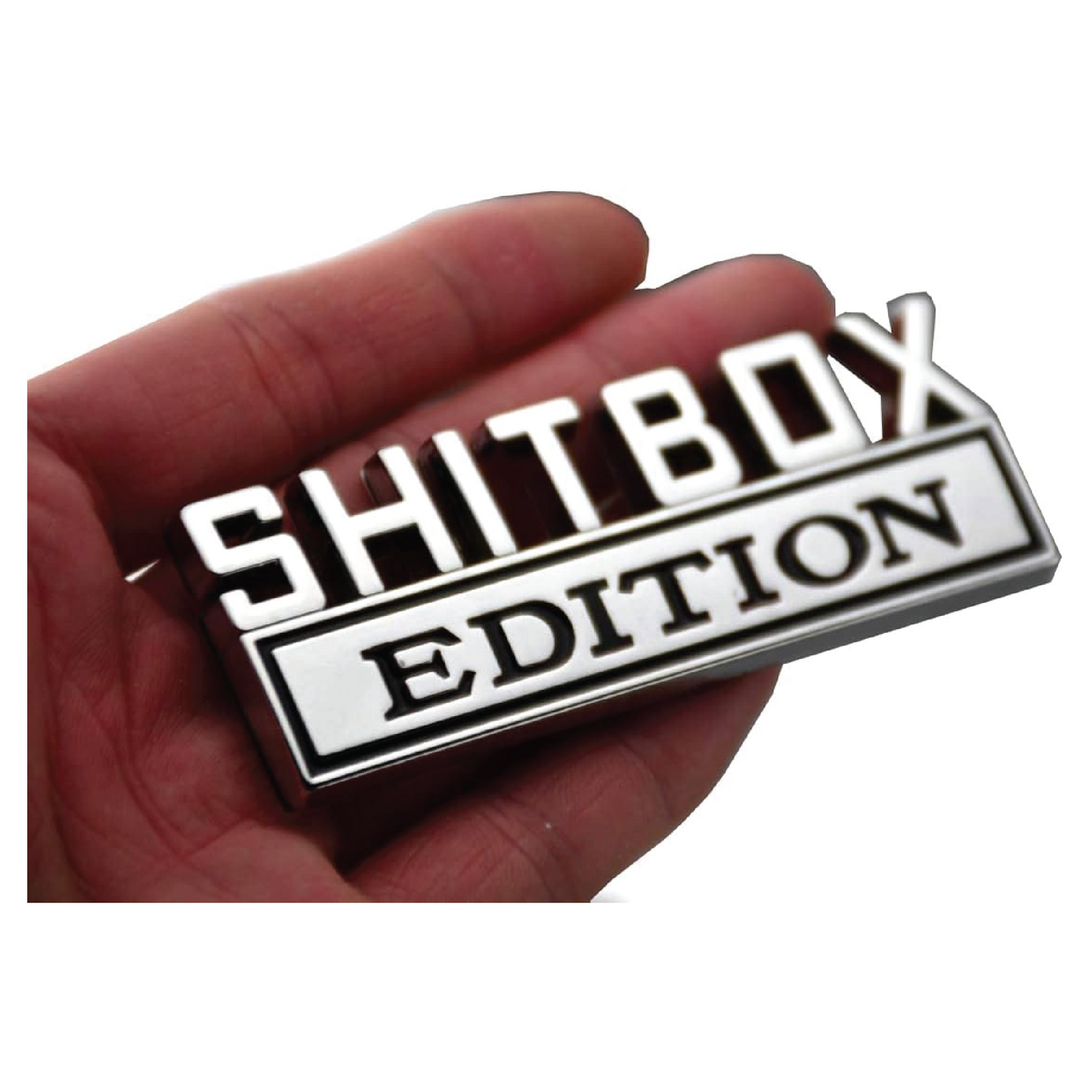 SHITBOX Edition Vehicle Emblem || 2pc