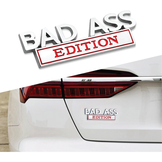 Bad Ass Edition Vehicle Emblem || 2pc