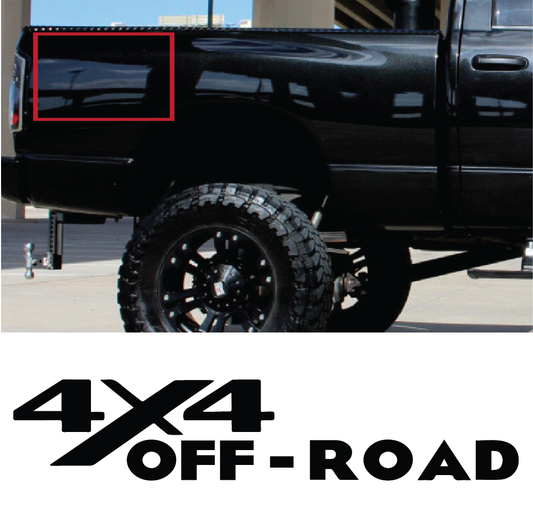 REPLACEMENT DECALS FOR DODGE RAM 2500 3500 BIG HORN CUMMINS 4 X 4 OFF ROAD 