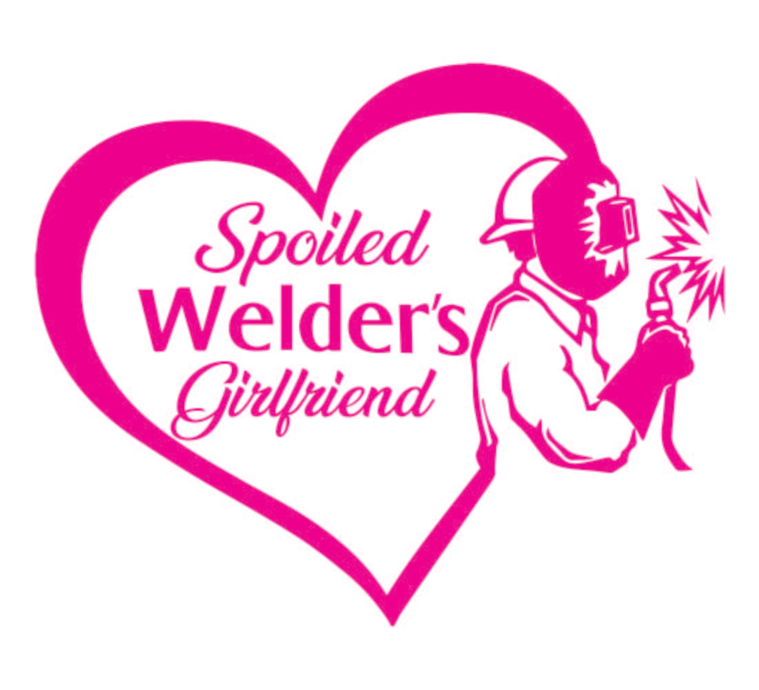 SPOILED WELDERS GIRLFRIEND DECAL DESIGN BY SHOP VINYL DESIGN