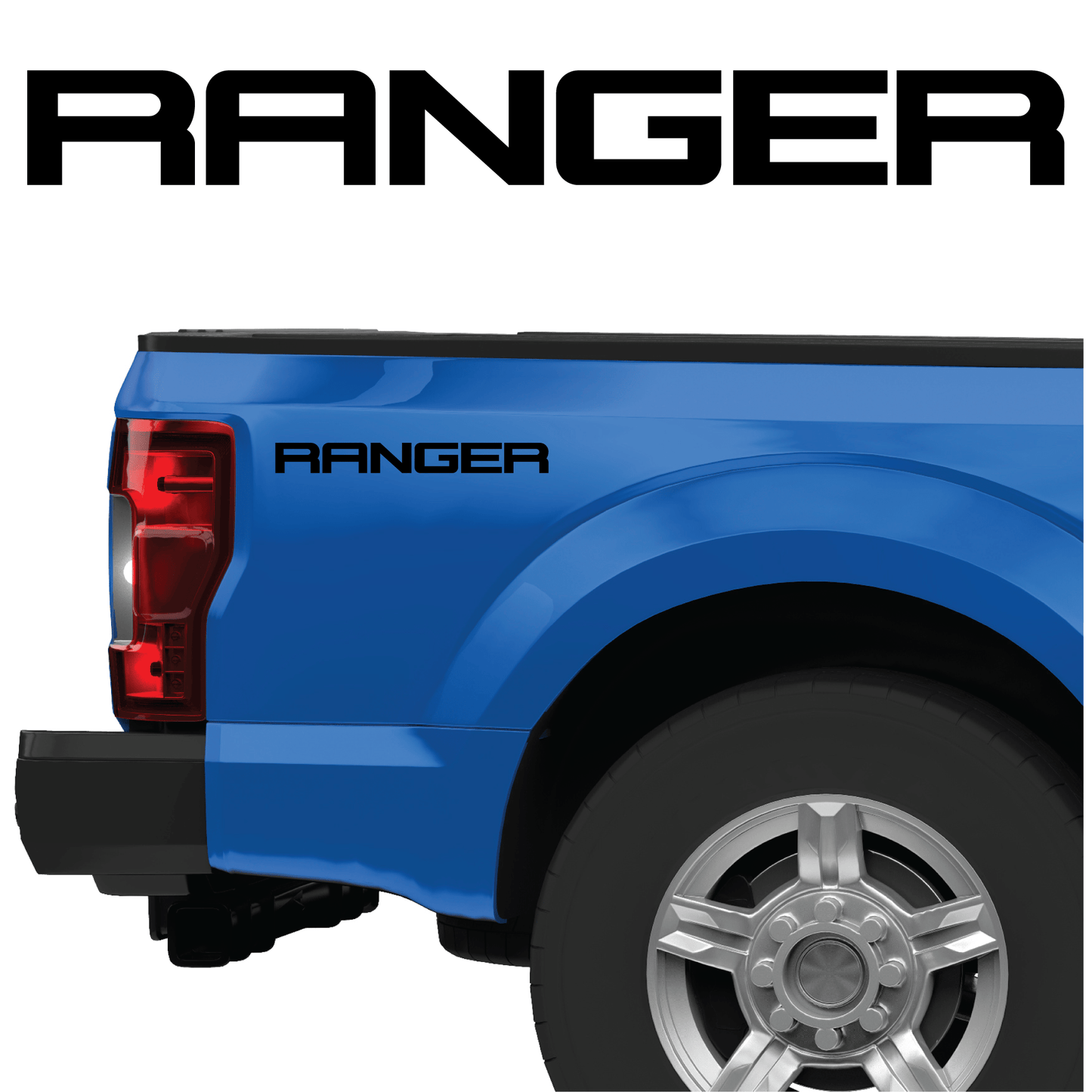 Shop Vinyl Design Ranger Trucks Replacement Bedside Decals #002 Vehicle decal 001 Shop Vinyl Design decals stickers