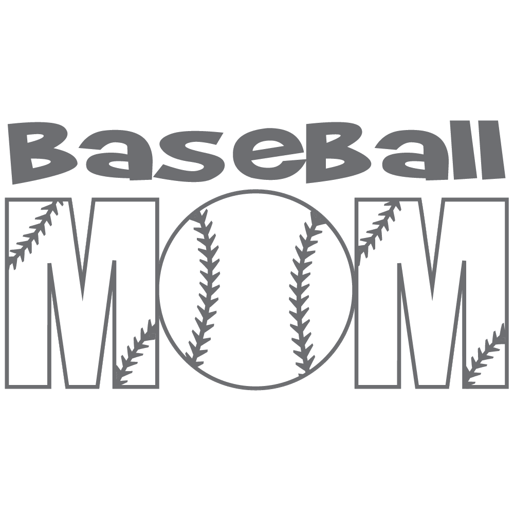 ShopVinylDesignStore.com Baseball Mom Wide Shop Vinyl Design decals stickers