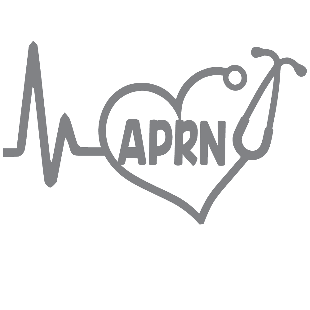 ShopVinylDesignStore.com Heartbeat APRN for Advanced Practice Registered Nurse Wide Shop Vinyl Design decals stickers