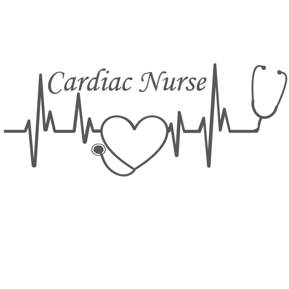ShopVinylDesignStore.com Heartbeat Cardiac Nurse Wide Shop Vinyl Design decals stickers