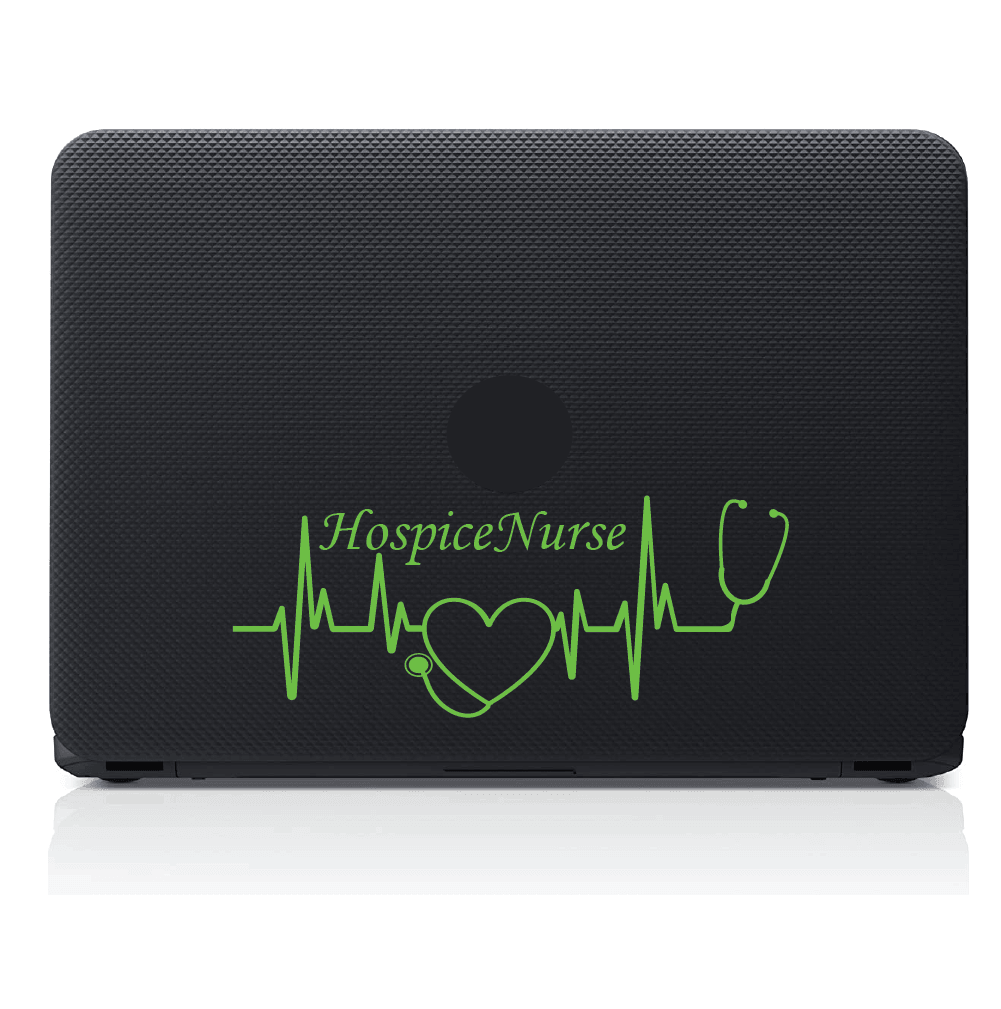 ShopVinylDesignStore.com Heartbeat Hospice Nurse Wide Shop Vinyl Design decals stickers