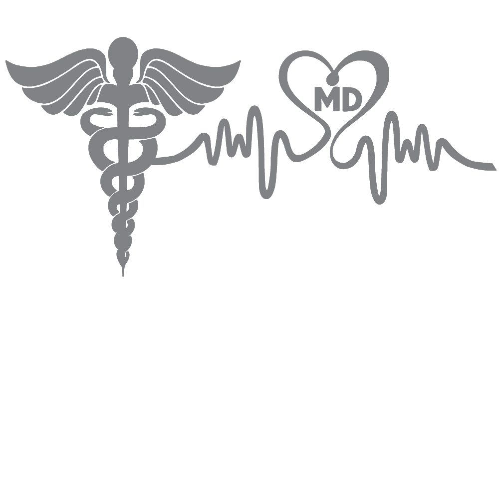 ShopVinylDesignStore.com Heartbeat MD for Medical Doctor Wide Shop Vinyl Design decals stickers