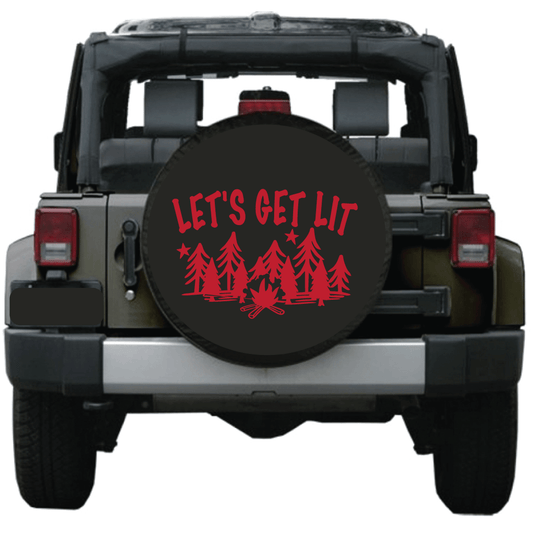 ShopVinylDesignStore.com Let's Get Lit Jeep Shop Vinyl Design decals stickers