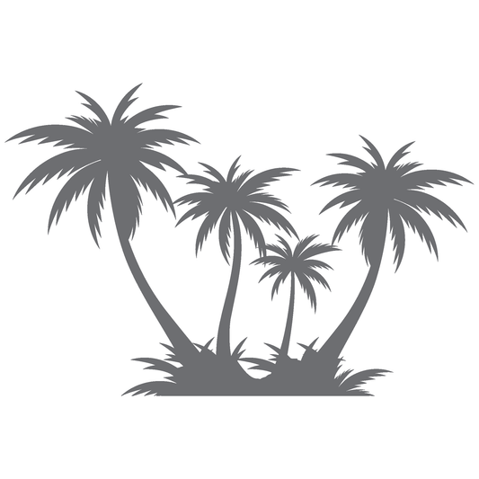 ShopVinylDesignStore.com Palm Trees Wide Shop Vinyl Design decals stickers