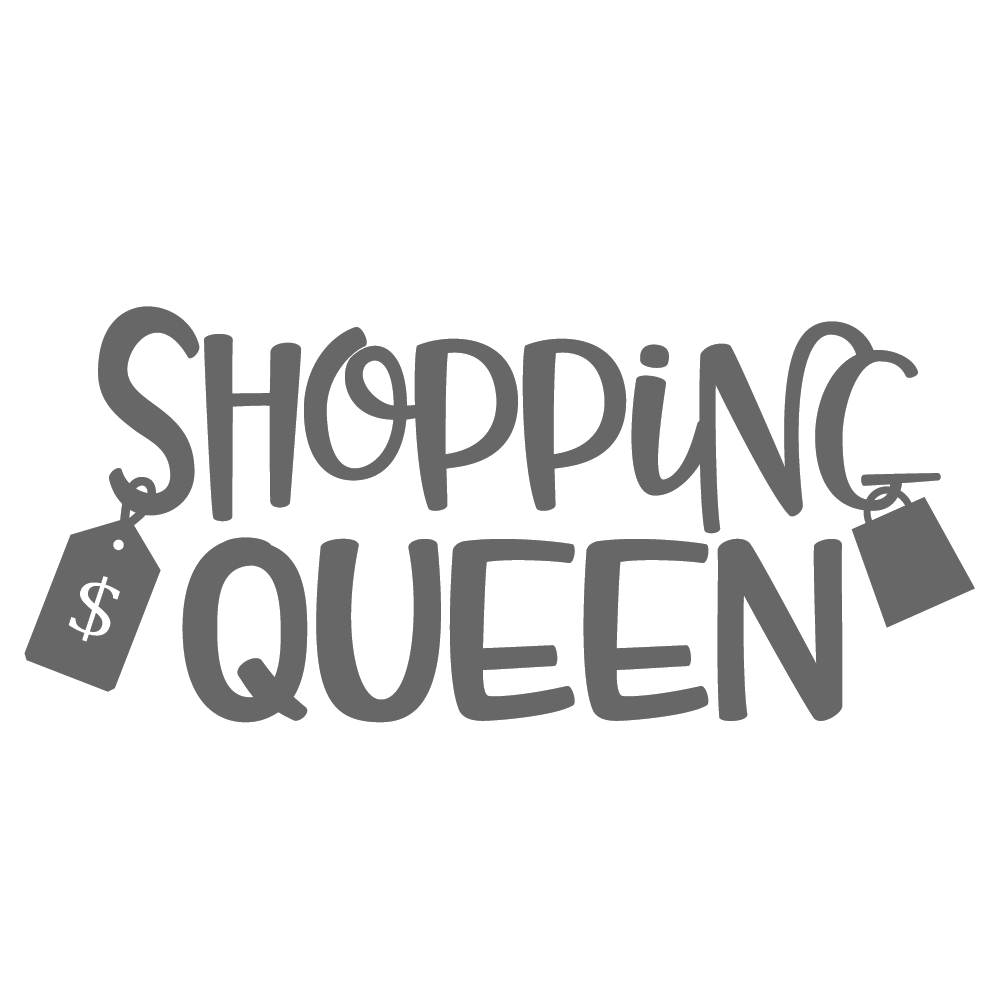 ShopVinylDesignStore.com Shopping Queen Wide Shop Vinyl Design decals stickers