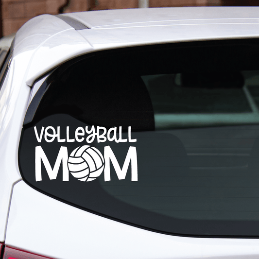 ShopVinylDesignStore.com Volleyball Mom Wide Shop Vinyl Design decals stickers